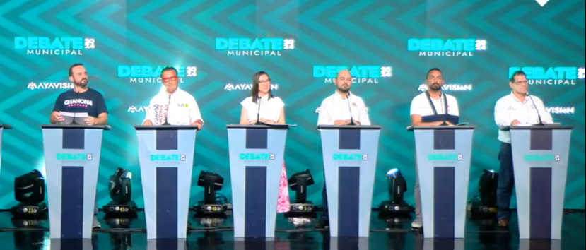 Seis debatieron por la alcaldía