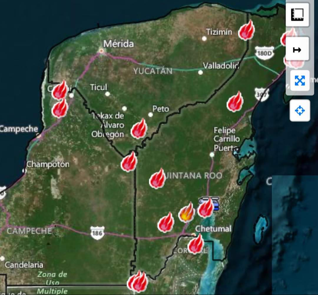 Uno es en Calakmul y otro en Escárcega Uno es en Calakmul y otro en Escárcega