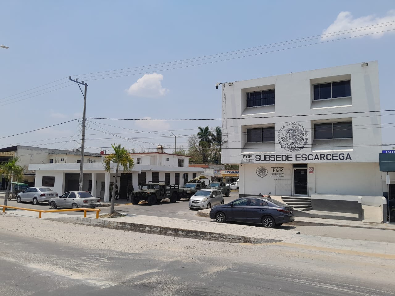 Fue detenido  enseguida y trasladado  a Escárcega
