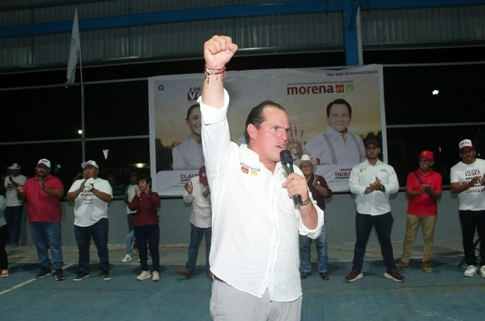 Hombres golpean a simpatizantes del candidato de Morena en Tizimín