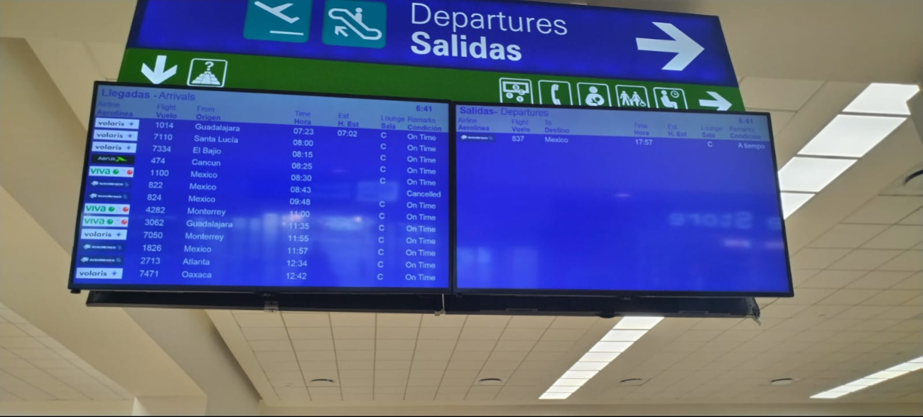 Pasajeros de Aeroméxico fueron reubicados en otro vuelo Pasajeros de Aeroméxico fueron reubicados en otro vuelo