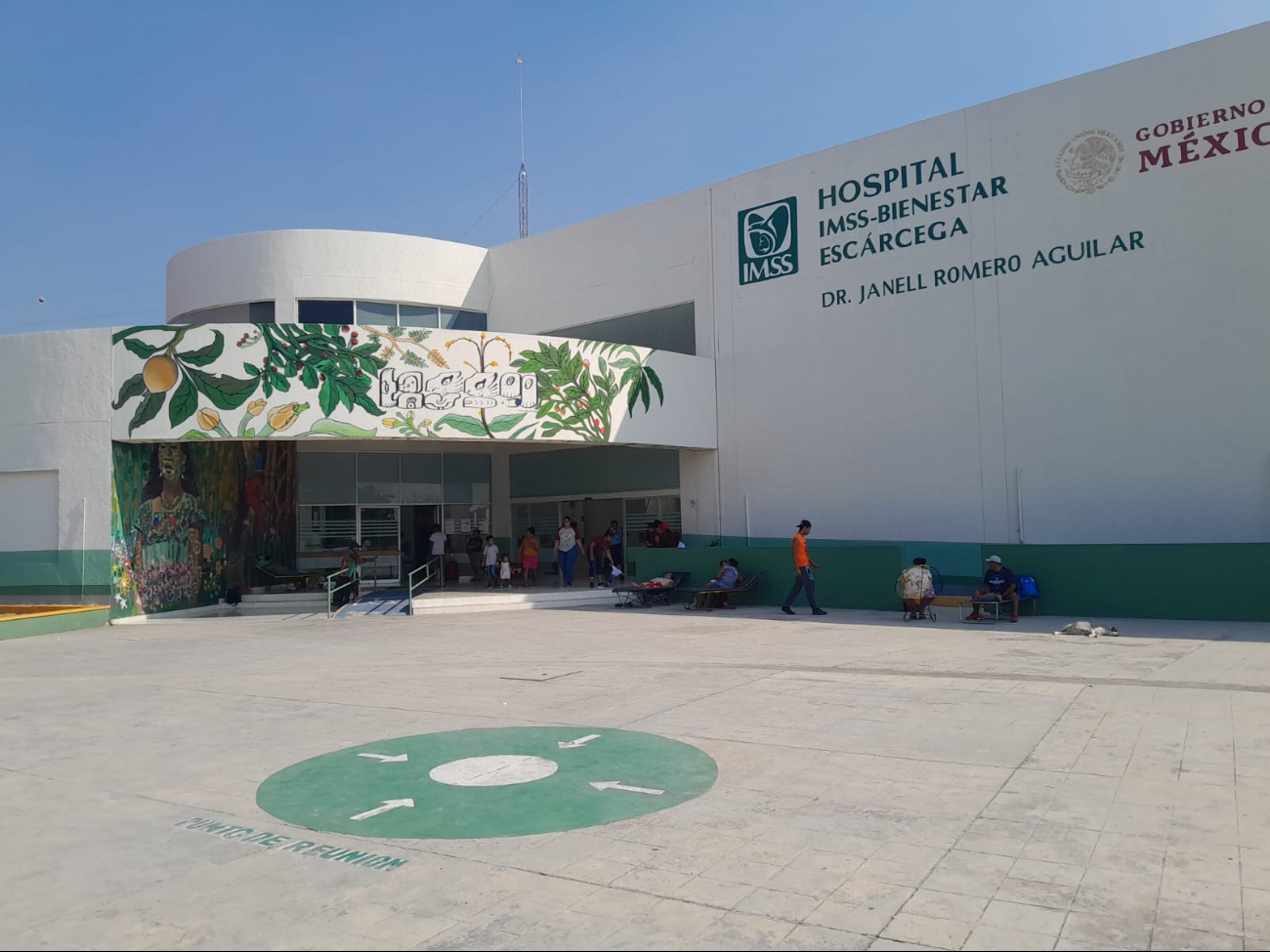 El hombre fue trasladado al hospital