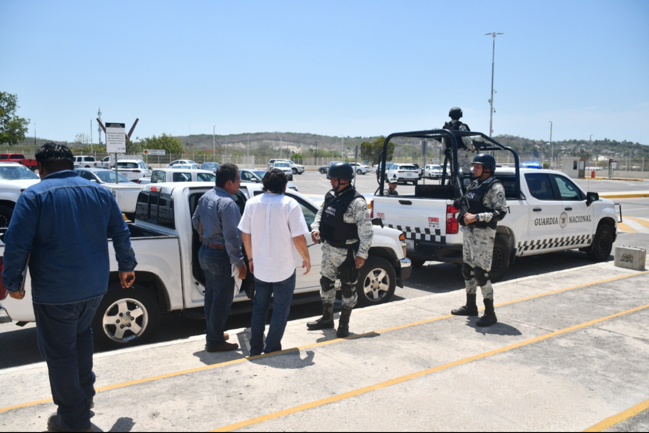 La Guardia Nacional se encargó de la seguridad La Guardia Nacional se encargó de la seguridad