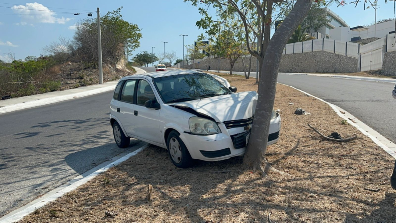 Al parecer perdió el control del coche
