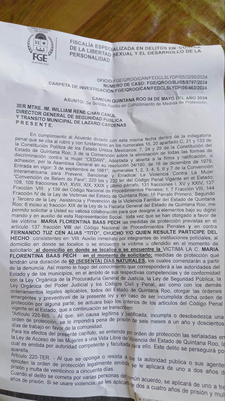 La víctima fue expuesta por exdelegada, quien acusa al GEAVIG de no dar asesoría adecuada La víctima fue expuesta por exdelegada, quien acusa al GEAVIG de no dar asesoría adecuada