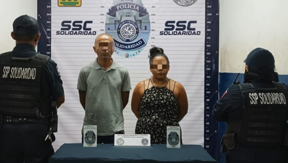 Detienen a una pareja por el intento de robo a autos en Playa del Carmen