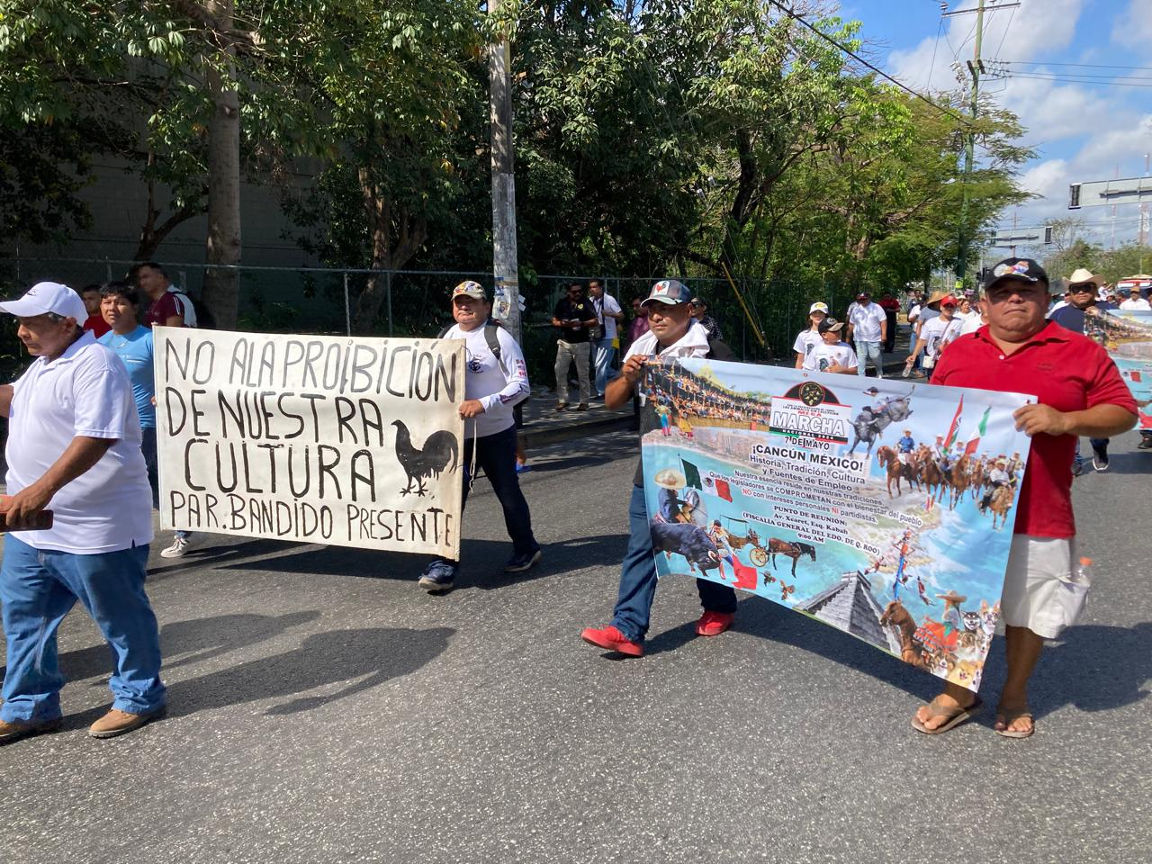 Los animalistas marcharon por las principales avenidas de Cancún Los animalistas marcharon por las principales avenidas de Cancún
