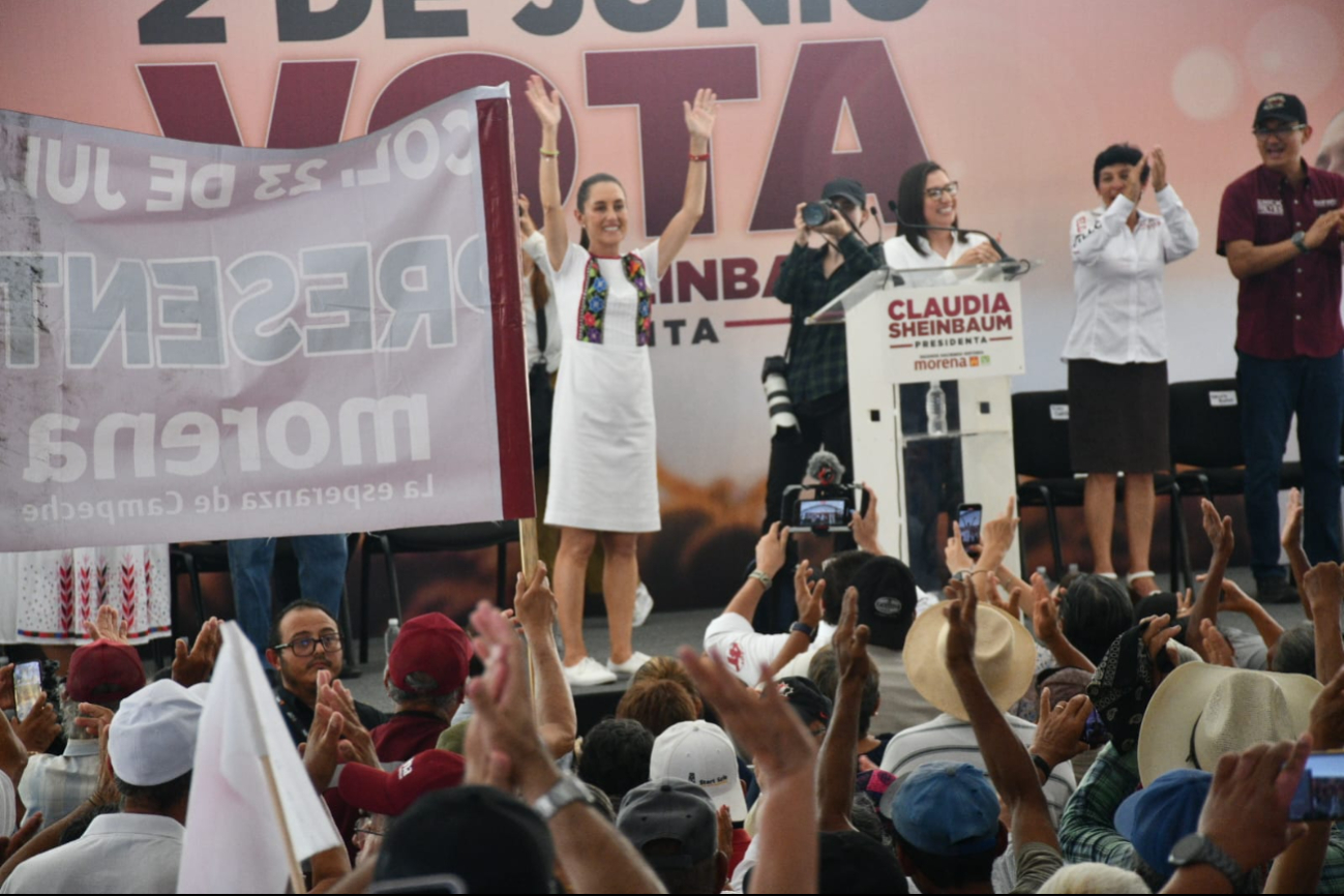 Presenta Claudia Sheinbaum ante miles de campechanos sus propuestas de campaña Presenta Claudia Sheinbaum ante miles de campechanos sus propuestas de campaña