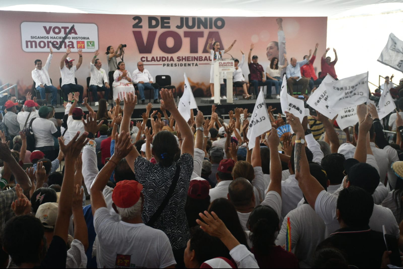 Presenta Claudia Sheinbaum ante miles de campechanos sus propuestas de campaña Presenta Claudia Sheinbaum ante miles de campechanos sus propuestas de campaña