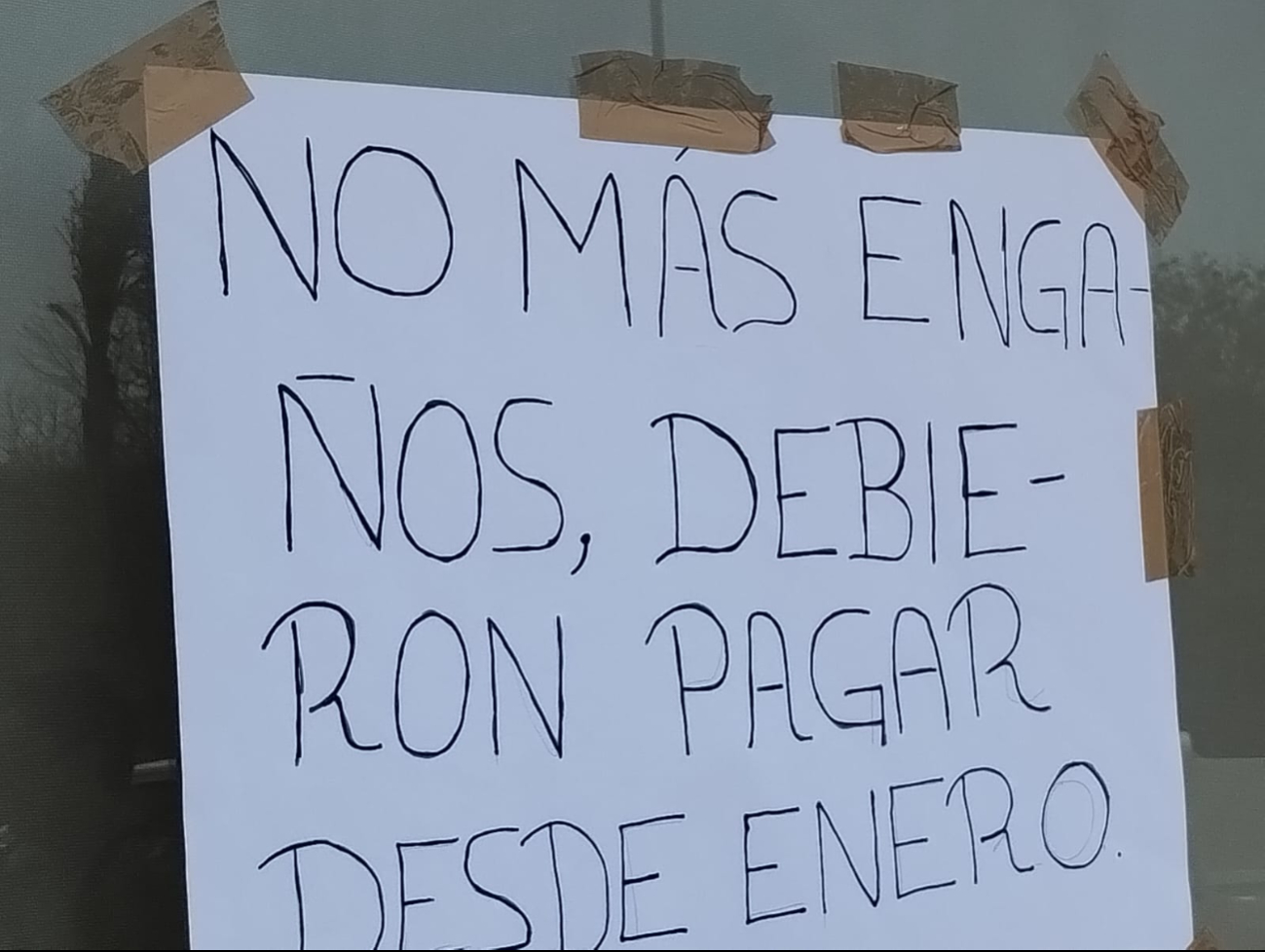 Desde enero debieron pagarles Desde enero debieron pagarles