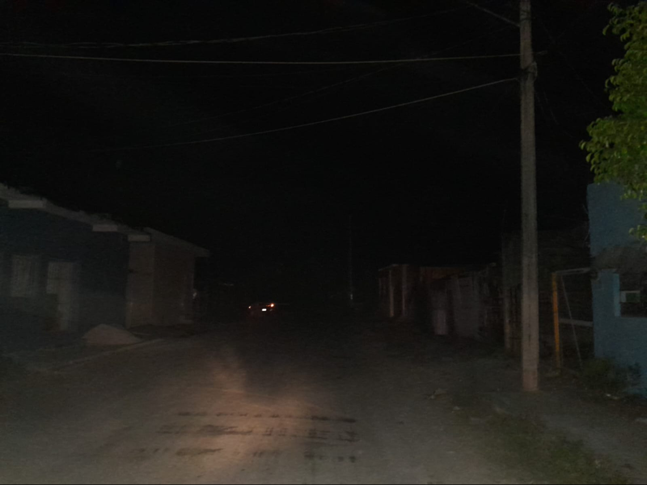Desde hace más de dos días que empezaron a tener problemas con la energía