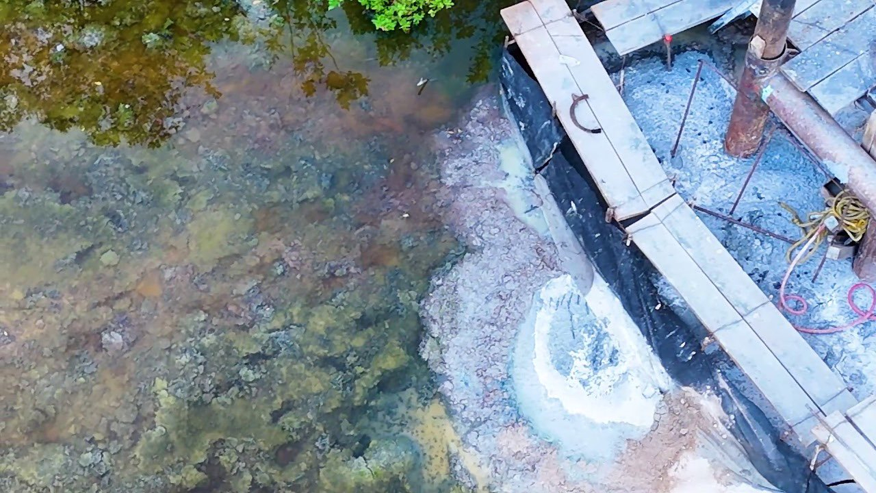 La denuncia de cemento en la laguna Nichupté se denunciará a la Profepa La denuncia de cemento en la laguna Nichupté se denunciará a la Profepa