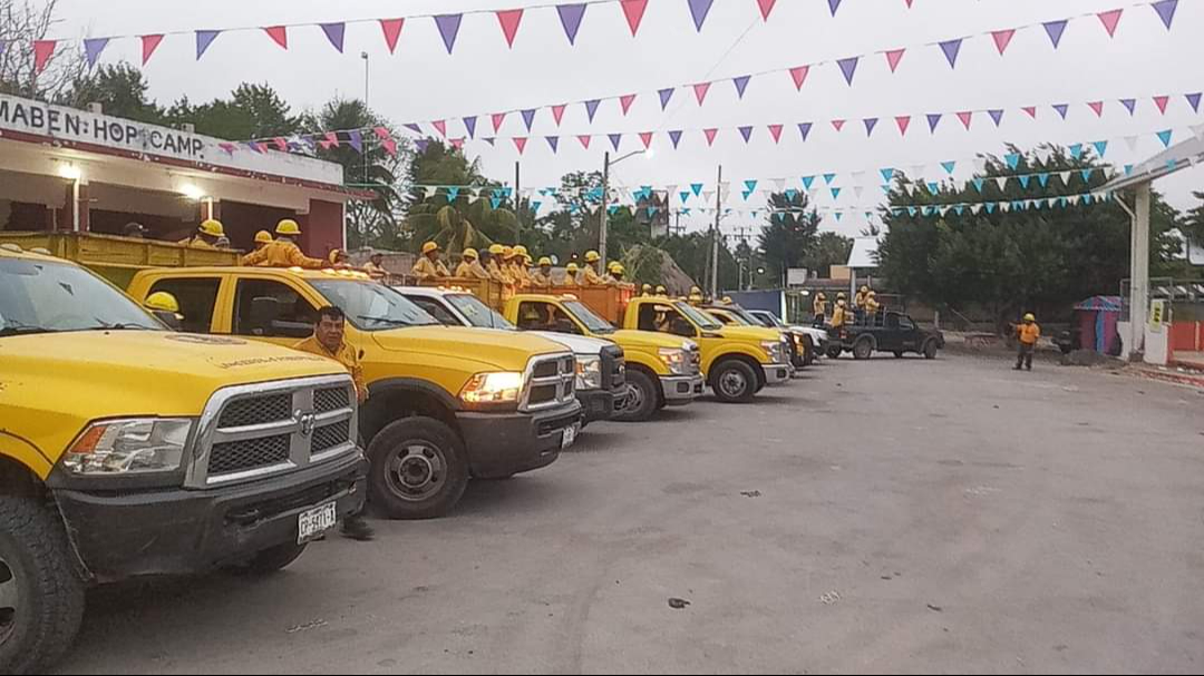 Para los incendios forestales activos hay 86 combatientes de fuego en labores Para los incendios forestales activos hay 86 combatientes de fuego en labores