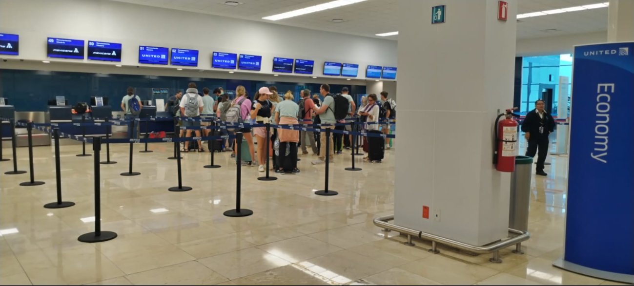 El vuelo de United fue el único retraso para iniciar el mes El vuelo de United fue el único retraso para iniciar el mes