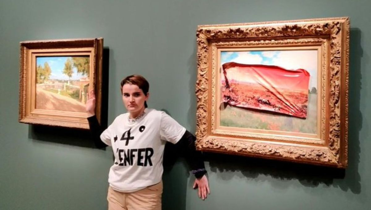 Ambientalista vandaliza obra de Monet en el Museo de Orsay en París