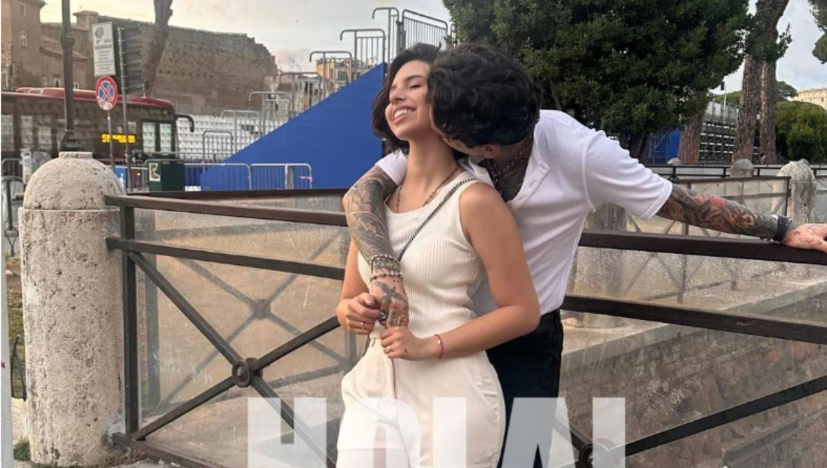 Revista HOLA comparte primeras fotos de Ángela Aguilar y Christian Nodal como pareja