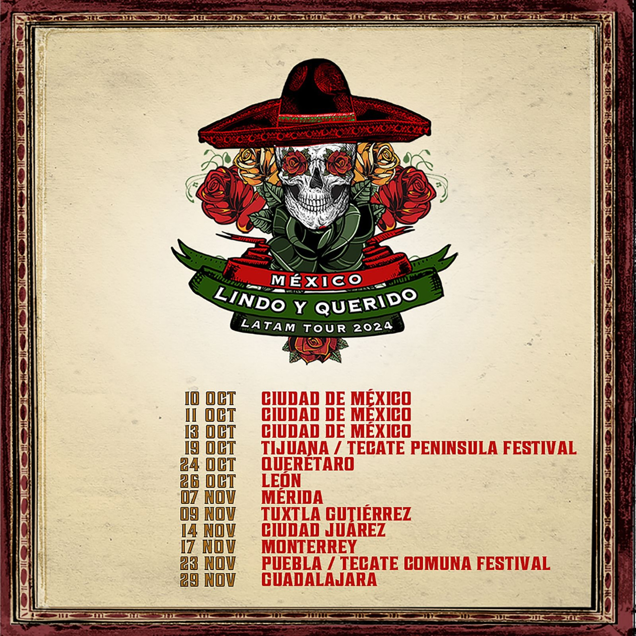 Maná tendrá una gira en México Maná tendrá una gira en México