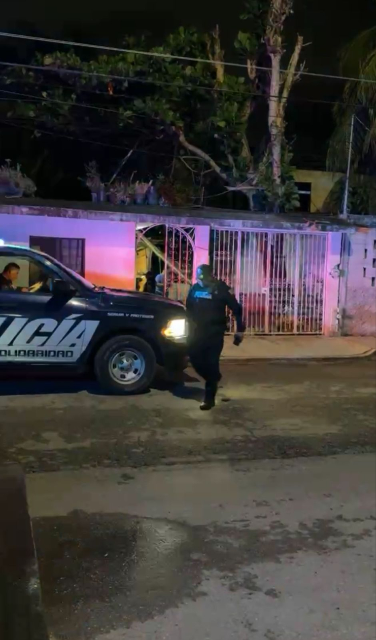Policías atendieron el caso en la colonia Colosio Policías atendieron el caso en la colonia Colosio