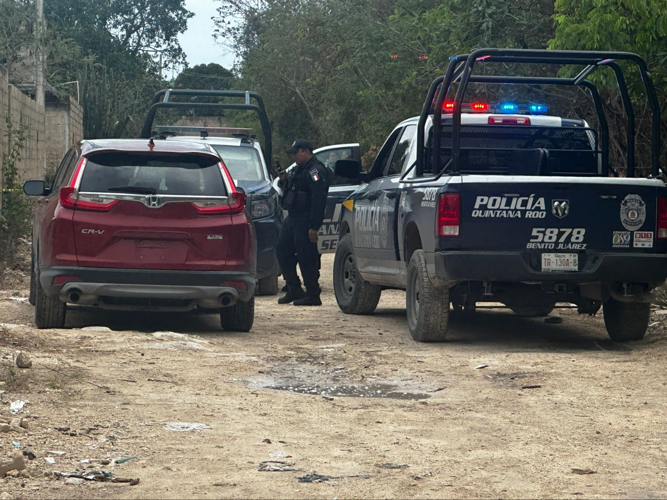 Hallan un cuerpo ensabanado en la Región 242 de Cancún