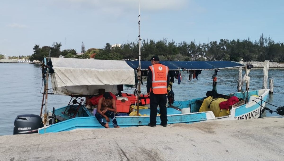 Así fue atendido el pescador en Progreso Así fue atendido el pescador en Progreso