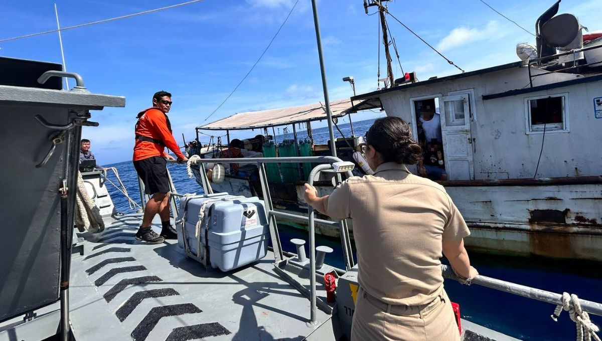 Así se desarrolló el operativo de la Marina Así se desarrolló el operativo de la Marina
