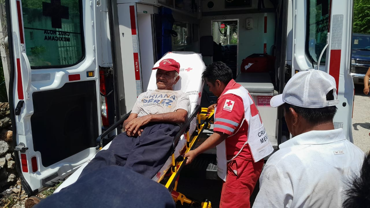 Fue trasladado a la Cruz Roja Fue trasladado a la Cruz Roja