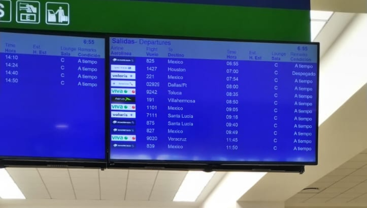 Los vuelos han despegado a sus horarios anunciados Los vuelos han despegado a sus horarios anunciados