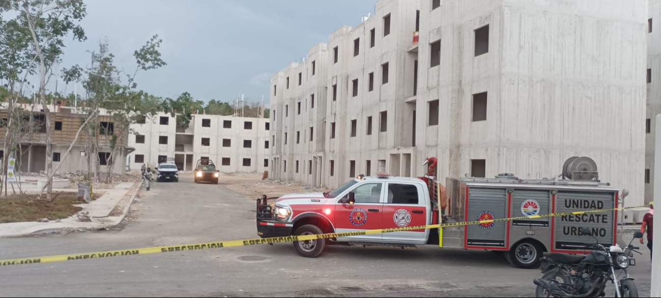 Así luce el sitio donde fue localizado el cuerpo en Cancún Así luce el sitio donde fue localizado el cuerpo en Cancún