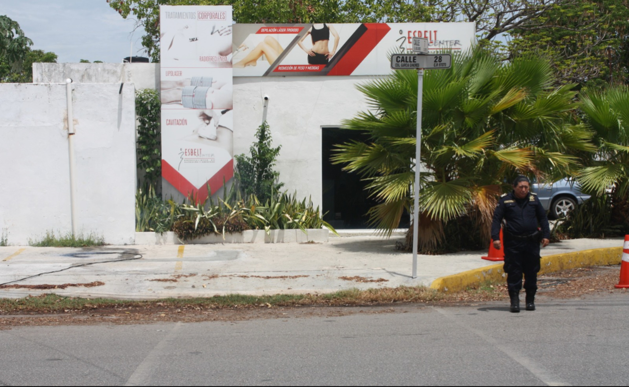 Elementos de la SSP han acordonado el área Elementos de la SSP han acordonado el área