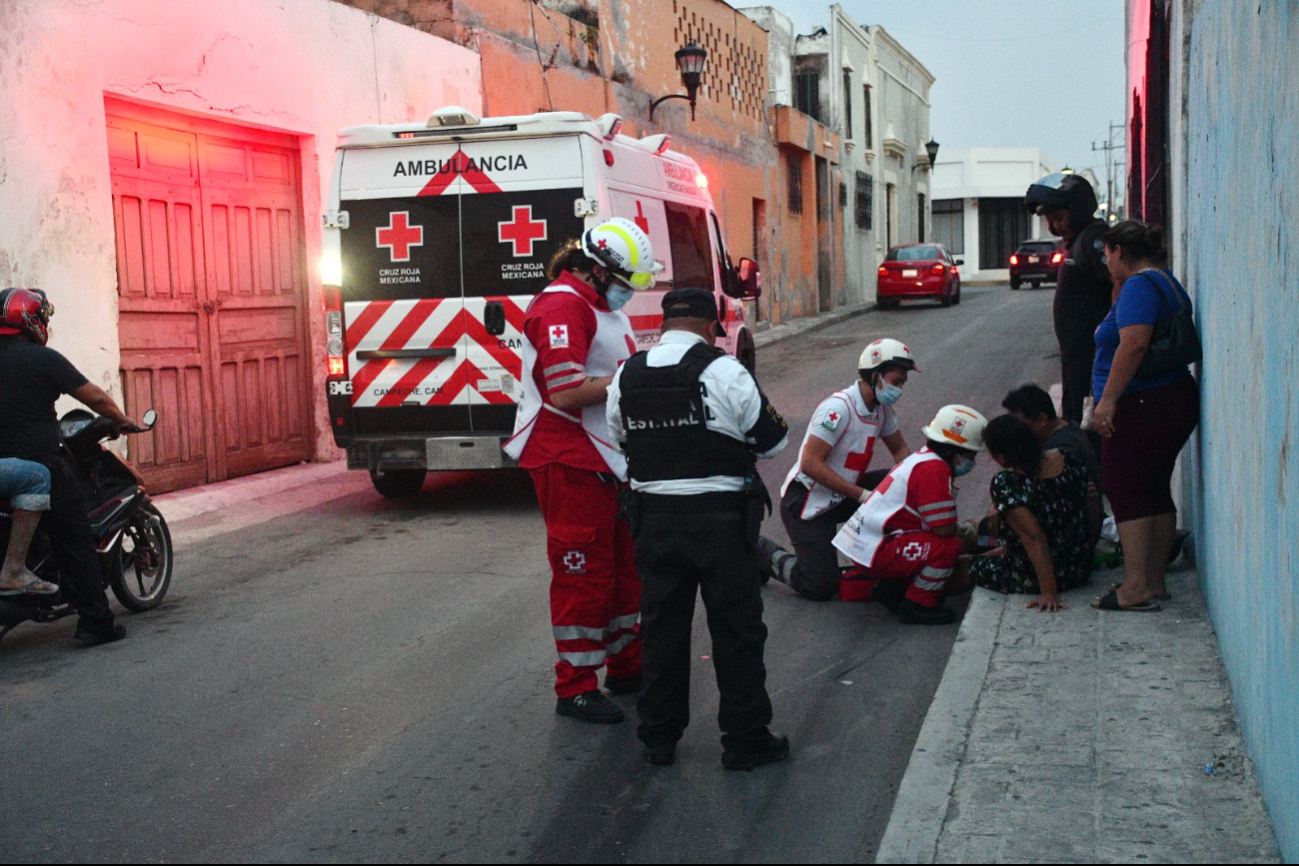 La Cruz Roja Mexicana arribó al sitio para brindarles atención médica La Cruz Roja Mexicana arribó al sitio para brindarles atención médica