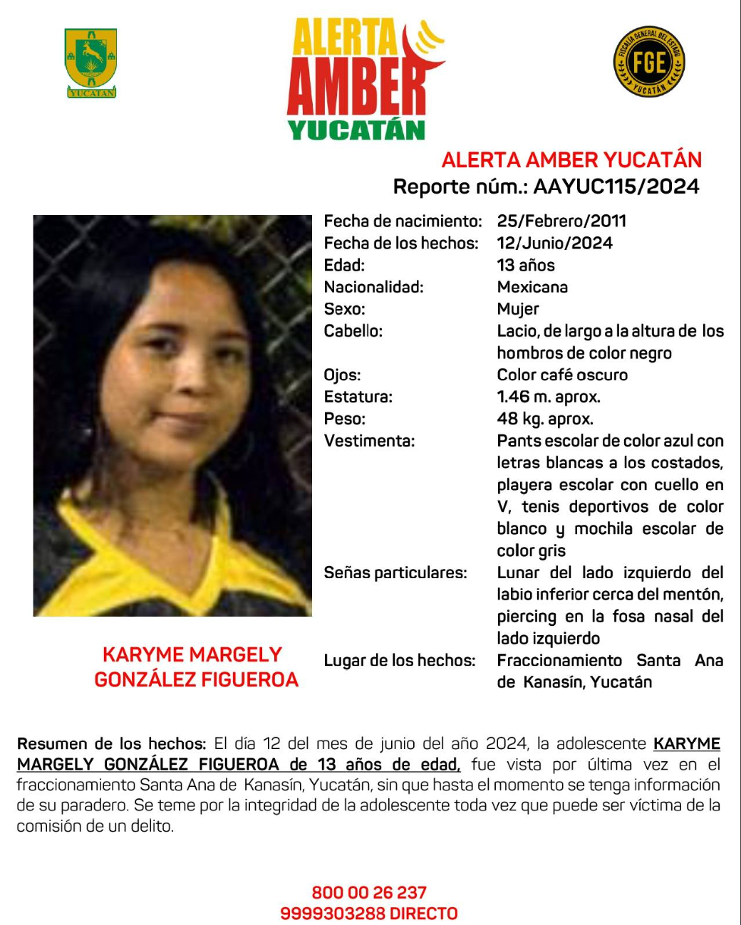 La menor lleva más de 48 horas desaparecida La menor lleva más de 48 horas desaparecida