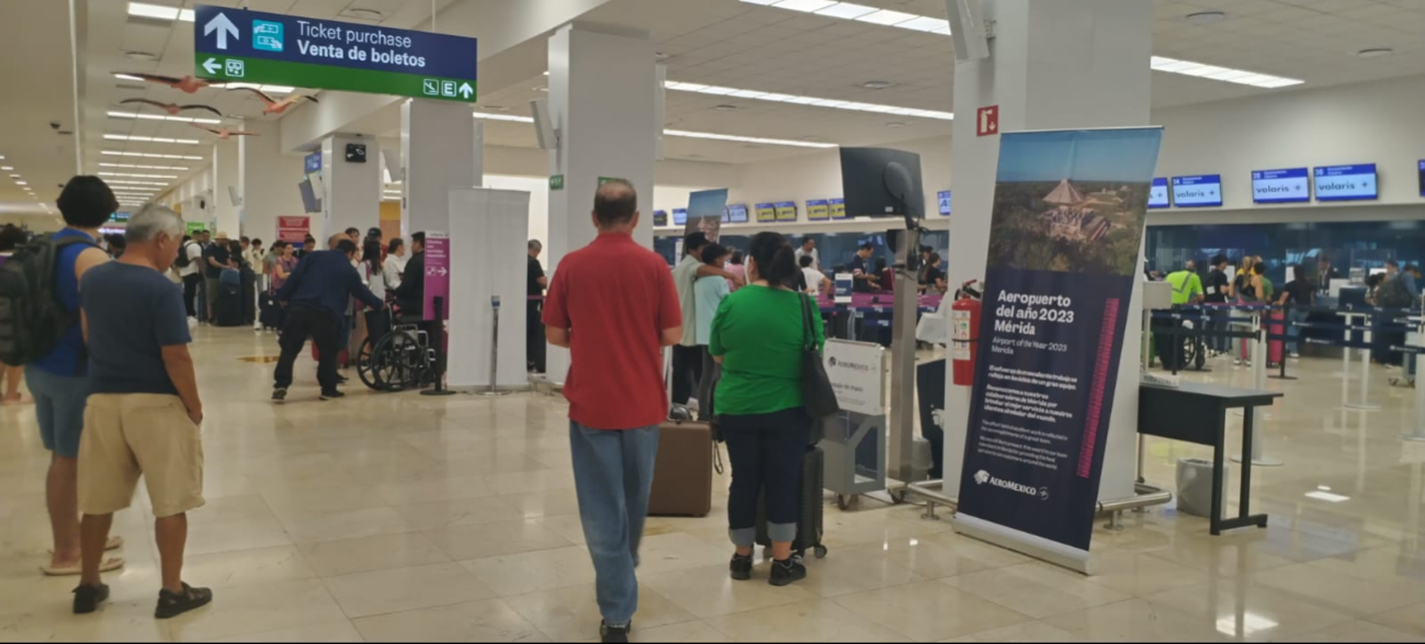 Los vuelos a la CDMX han registrado gran afluencia de pasajeros Los vuelos a la CDMX han registrado gran afluencia de pasajeros