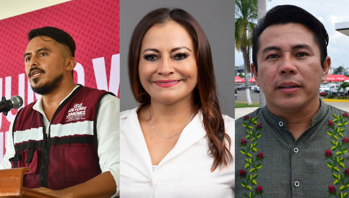 Antonio Jiménez, Ana María Hernández, Carlos Ucán Yam, diputados por "Sigamos Haciendo Historia" Antonio Jiménez, Ana María Hernández, Carlos Ucán Yam, diputados por "Sigamos Haciendo Historia"