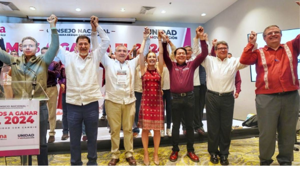 Presidente AMLO reconoció a Marcelo Ebrard y candidatos de Morena por su participación democrática