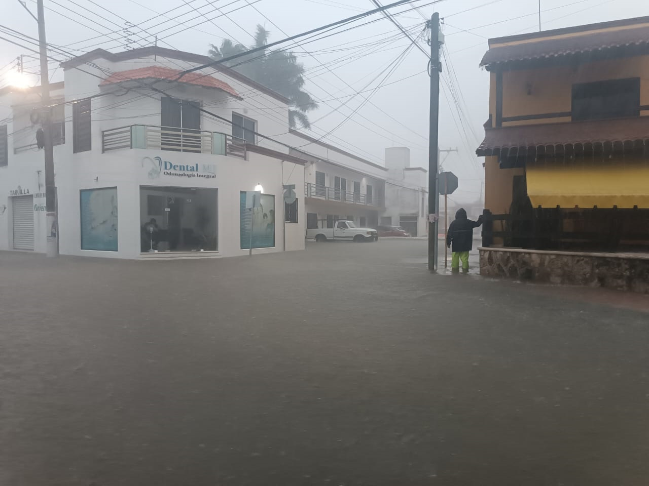 Las calles de Tizimín quedaron inundadas Las calles de Tizimín quedaron inundadas