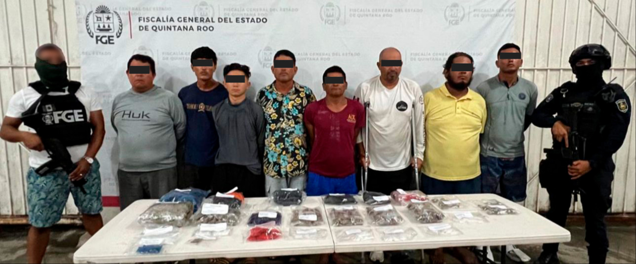 Detienen a 24 presuntos narcomenudistas en el Bulevar Kukulcán de Cancún  