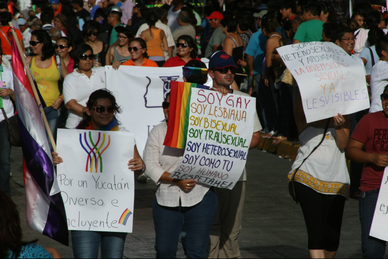 Se cumplen 22 años de la primera marcha LGBT+ en Yucatán Se cumplen 22 años de la primera marcha LGBT+ en Yucatán