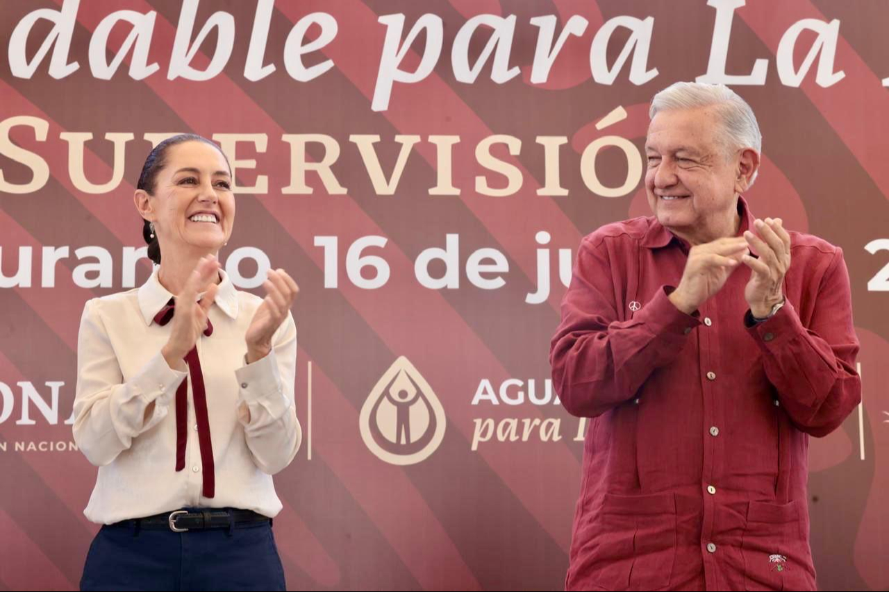Claudia Sheinbaum y Andrés Manuel López Obrador en Durango Claudia Sheinbaum y Andrés Manuel López Obrador en Durango