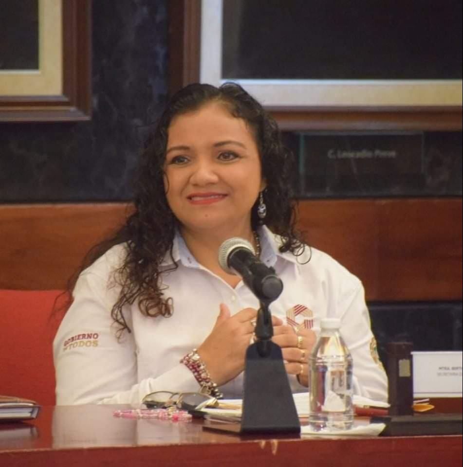 Bertha Pérez Herrera, titular de la SEPROCICAM Bertha Pérez Herrera, titular de la SEPROCICAM