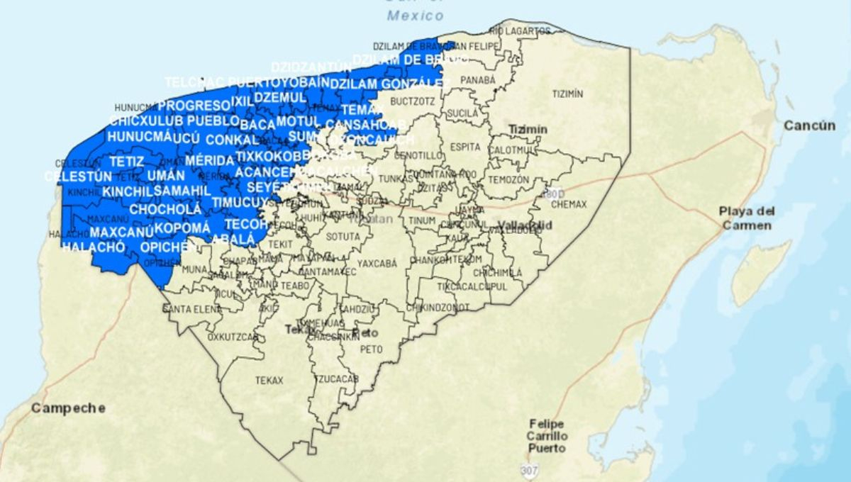 Esta sería la región en alerta azul por el potencial Ciclón Tropical Uno