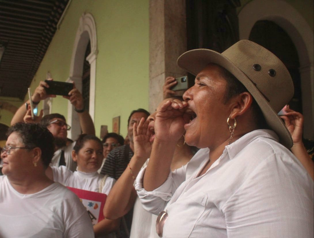 Protesta de maestros en Yucatán:   Magisterio recibirá aumento salarial  autorizado por el Gobierno Federal 