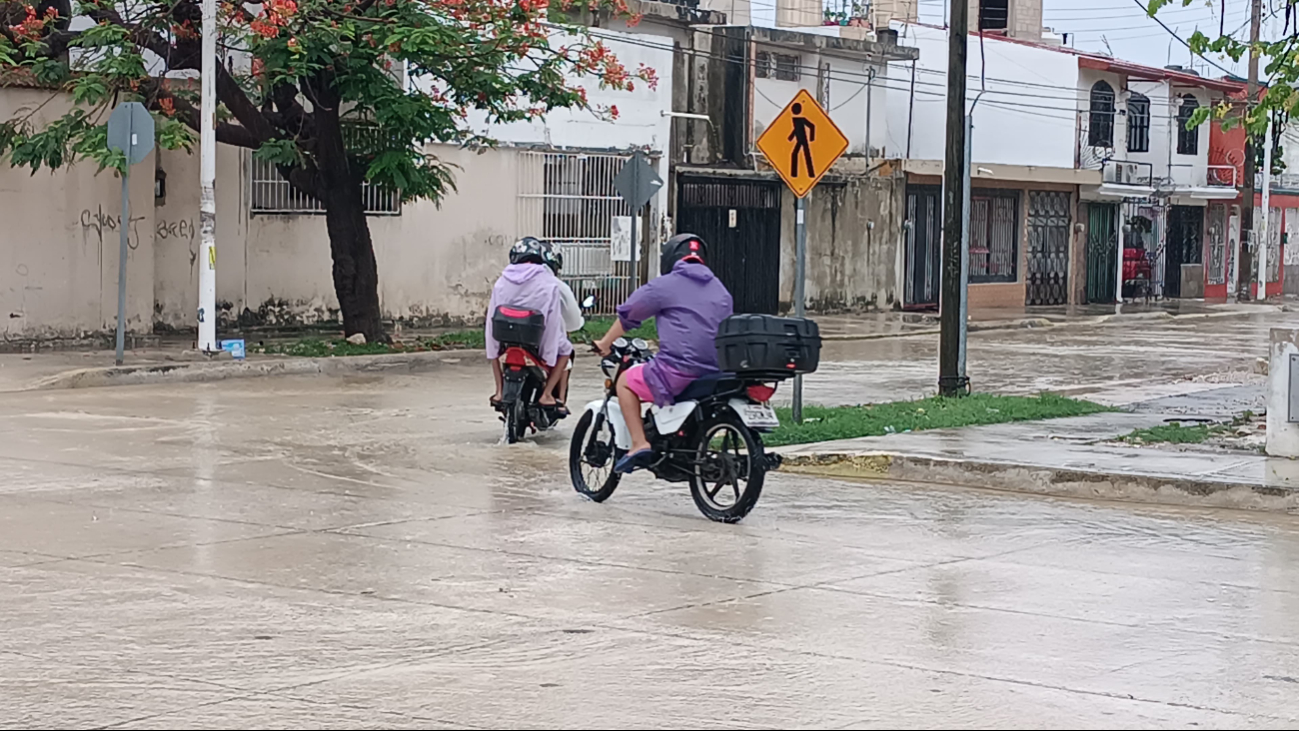 Ciclón Tropical Uno inunda calles en barrio de Santa Lucía en Campeche: EN VIVO