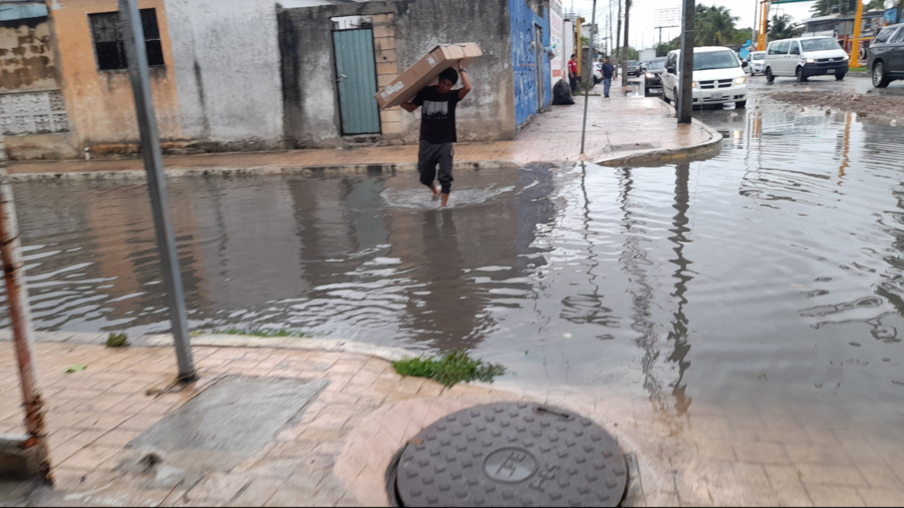 Se espera que las lluvias continúen en Cancún Se espera que las lluvias continúen en Cancún