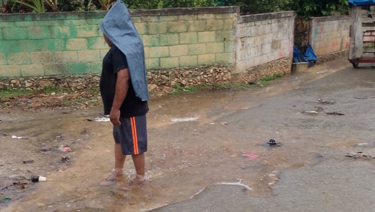 Pueblo Mágico de Tekax comienza a inundarse por las lluvias: VIDEO