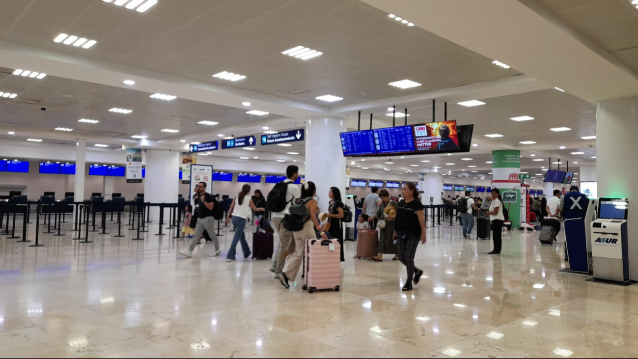 La terminal aérea registró una importante afluencia La terminal aérea registró una importante afluencia