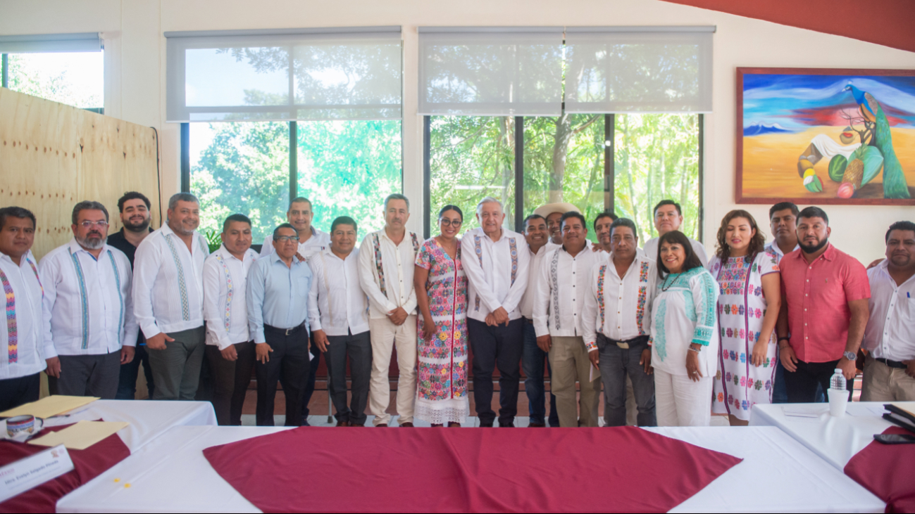 Andrés Manuel López Obrador en su última visita a Oaxaca Andrés Manuel López Obrador en su última visita a Oaxaca
