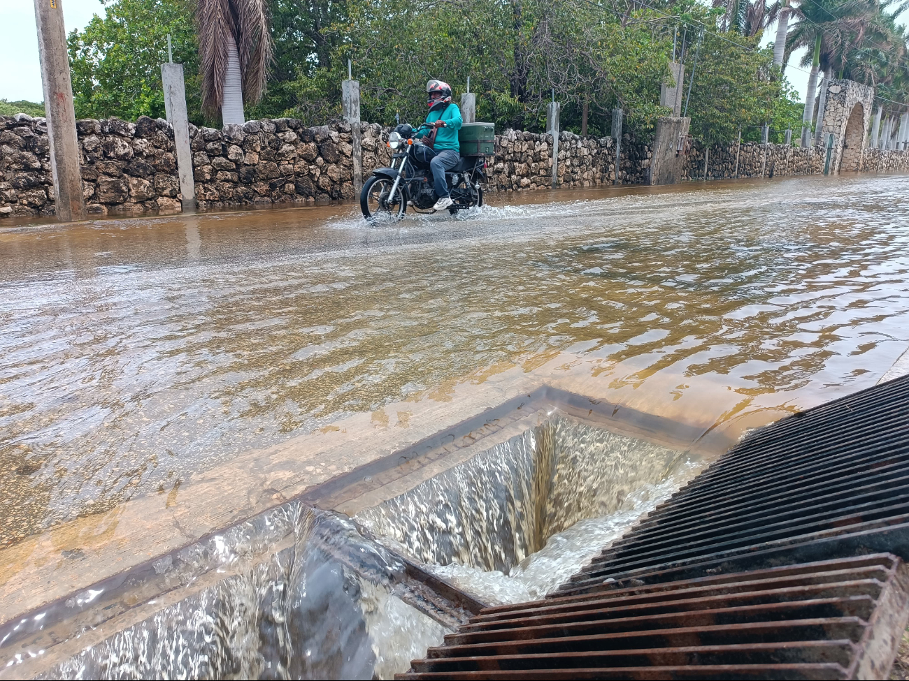 Lluvias  dejaron más del 40% de afectaciones en Campeche 