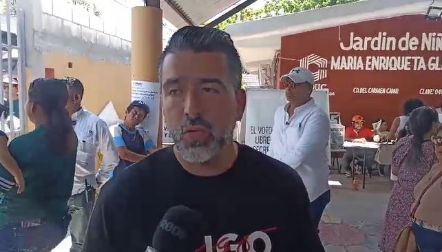Candidato de movimiento Ciudadano acudió a votar Candidato de movimiento Ciudadano acudió a votar