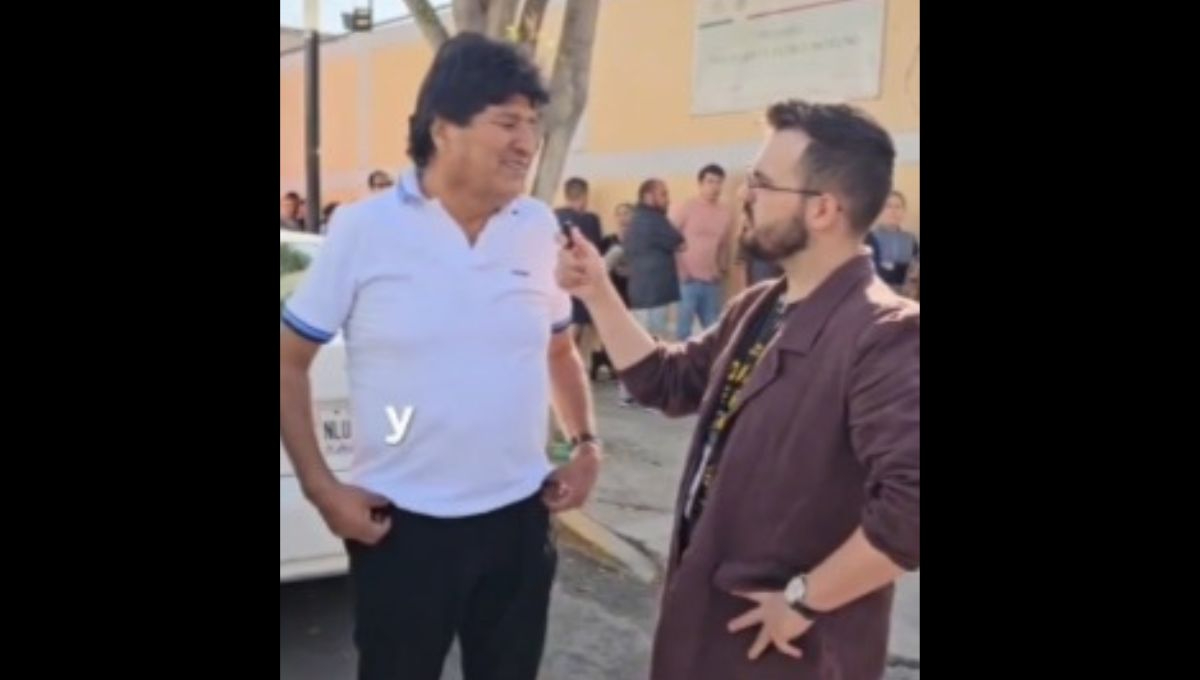 Evo Morales acude a casilla en Iztapalapa y destaca importancia de la democracia