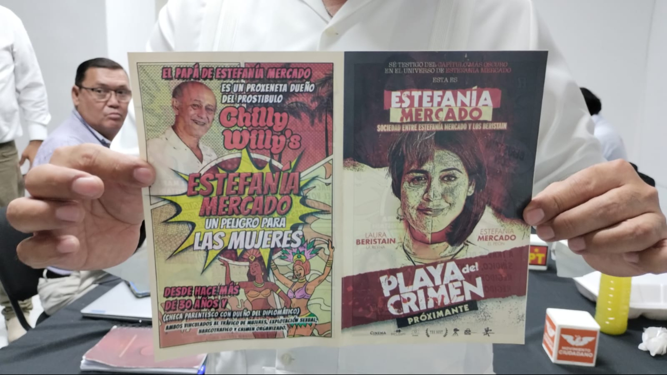 Otra parte de la historieta contra Estefanía Mercado Otra parte de la historieta contra Estefanía Mercado